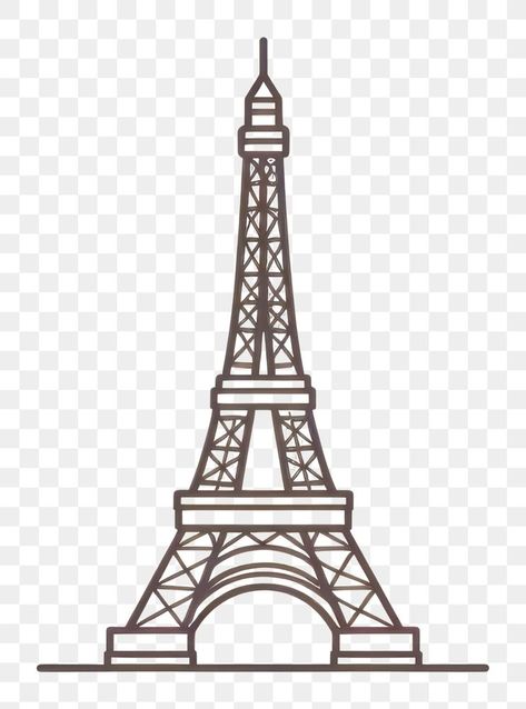 Skyscraper Drawing, Landmarks Drawing, Drawing Of The Eiffel Tower, Eiffel Tower Sketch, Eiffel Tower Black And White, Eiffel Tower Architecture, Tower Sketch, Eiffel Tower Illustration, Eiffel Tower Drawing