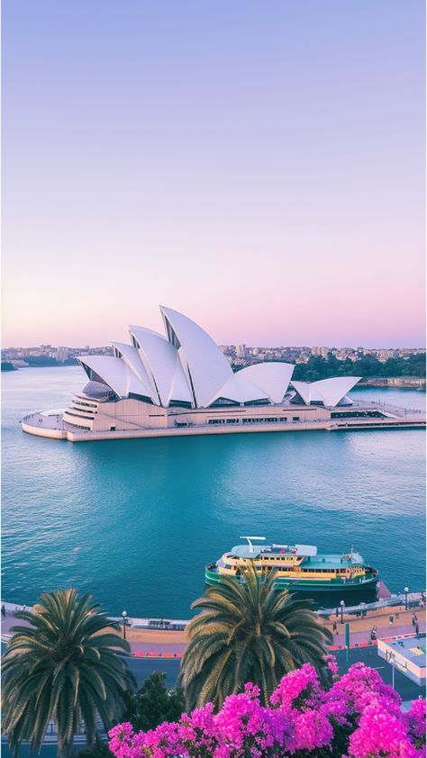 Travel Wallpaper Dream Destinations Travel Goals Sydney Opera House Sydney Opera House Photography, Sydney Opera House Aesthetic, Opera House Wallpaper, Opera House Aesthetic, Wallpaper Travel Aesthetic, Unique Vacation Rentals, Wallpaper Travel, Sydney Hotel, House Wallpaper