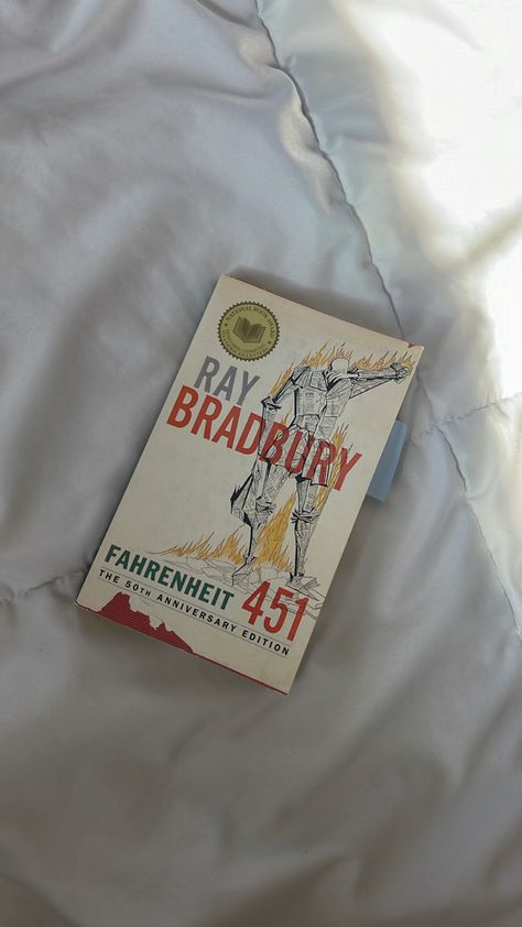 Farenheight 451 Book, Farenheight 451 Aesthetic, Fahrenheit 451 Aesthetic, Fahrenheit 451 Book, Ray Bradbury Books, 2024 Books, Champagne Problems, Fahrenheit 451, Read List