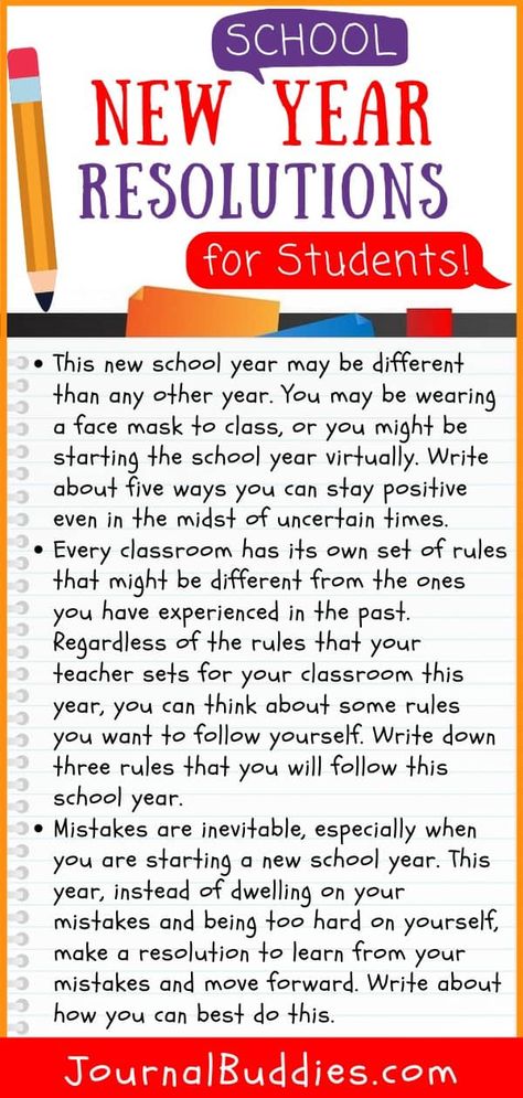 Now is the perfect time to create New Year resolutions for students. Use these journaling prompts to help your child create their own new year resolutions for the upcoming school year! New Year Resolution Essay, Journal Prompts For Kids, Review Essay, New Year Resolution, Future School, New Year Resolutions, Writing Prompts For Kids, New Year's Resolution, Journaling Prompts