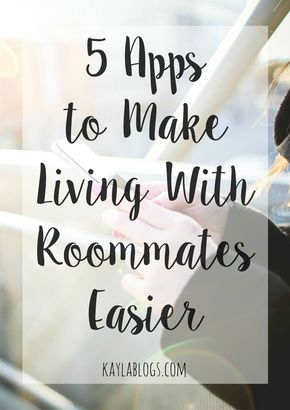 Whether you're moving in with your best friend or a total stranger, check out these apps that are sure to make your experience sweeter! Roommate Organization, Living With Roommates, Roommate Agreement, College House Decor, College Apartments, College House, College Living, College Roommate, College Survival