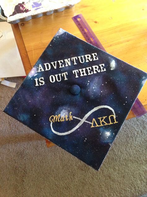 Science Graduation Cap, Grad Decor, Paddle Ideas, Colleges For Psychology, Grad Cap Designs, Space Pattern, Little Sister Gifts, Sorority Sugar, Ra Ideas