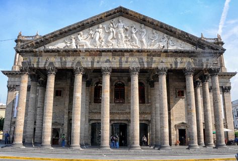 A Tour of Guadalajara’s Neoclassical Architectural Landmarks House Exterior Aesthetic, Architect Office Design, Exterior Aesthetic, History Of Interior Design, Architectural Landmarks, Mexican City, Interior Furniture Design, Interior Design History, Architectural History