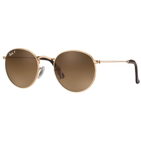 Ray Ban Round Sunglasses, Ray Ban Round Metal, Gold Glasses, Cheap Ray Bans, Sunglasses Retro, Clubmaster Sunglasses, Ray Ban Glasses, Retro Glasses, Sunglasses Polarized