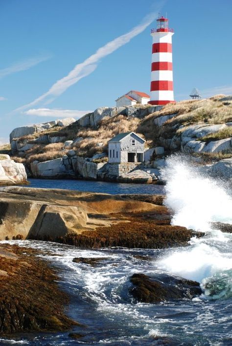 Sambro Island Lighthouse, Nova Scotia  What a beautiful place to visit, Nova Scotia Halifax Canada, Lighthouse Pictures, Beautiful Lighthouse, Nova Scotia Canada, O Canada, Light The Way, Light Houses, Oh Canada, Prince Edward Island