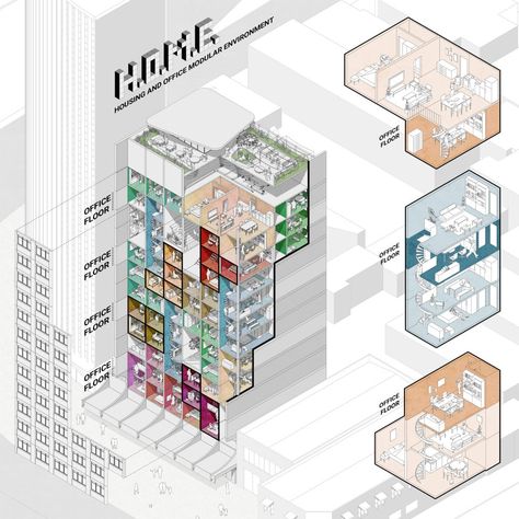 mOOO3 results - mOOO Foster Architecture, Module Architecture, Oma Architecture, Modular Environment, Social Housing Architecture, Architecture Design Competition, Module Design, Modular Housing, Edinburgh University