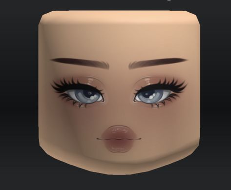 Roblox Makeup Tutorial, Free Roblox Face, Roblox Makeup, Roblox Head, Roblox Face, Cute Easy Paintings, Estilo Swag, Makeup Tut, Paper Diy