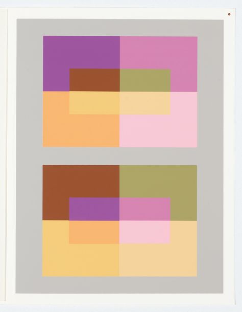 Josef Albers | 81 Works, Portfolio: Interaction of Colour | MutualArt Colour Interaction, Albers Josef, Josef Albers Color, Joseph Albers, Stencil Printing, Josef Albers, Abstract Geometric Art, Wow Art, Color Balance