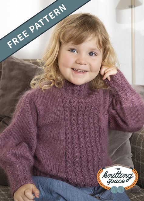 Infant Knitted Sweater Patterns, Toddler Sweater Knitting Pattern Free, Toddler Knitting Patterns Free, Free Chunky Knitting Patterns, Free Childrens Knitting Patterns, Sweater Free Knitting Pattern, Kids Sweater Pattern, Cable Knit Sweater Pattern, Kids Knitting