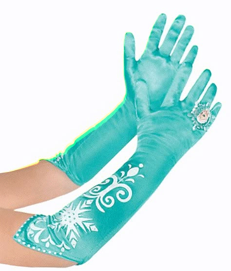 Cartoon Gloves, Elsa Costume, Frozen Costume, Frozen Characters, Costume Gloves, Blue Costumes, Disney Frozen Elsa, Frozen Birthday Party, Long Gloves