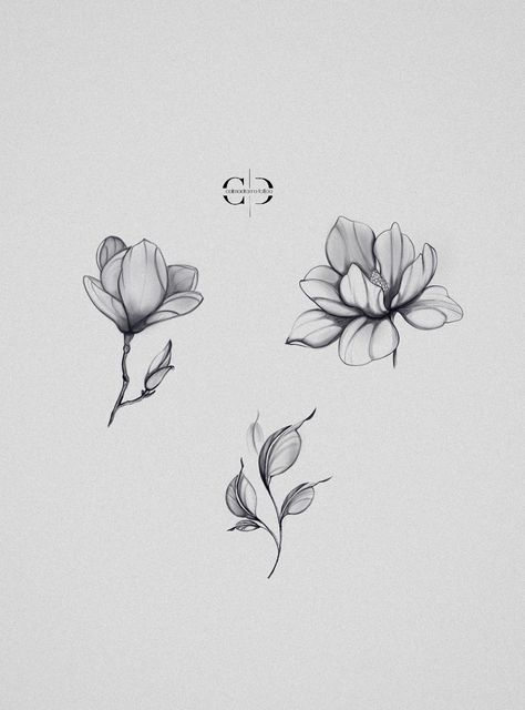 Fineline Magnolia Tattoo, Magnolia Wrist Tattoo, Magnolia Spine Tattoo, Fine Line Magnolia Tattoo, Small Magnolia Tattoo, Magnolia Tattoo Simple, Flower Tattoo Fine Line, Magnolia Tattoos, Magnolia Flower Tattoo