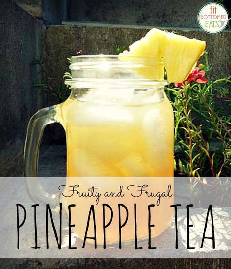 Pineapple Green Tea Recipe, Pineapple Tea Recipe, Best Iced Tea Recipe, Pineapple Green Tea, Infused Tea, Cut Sugar, Pineapple Tea, Diy Pineapple, Workout Eating