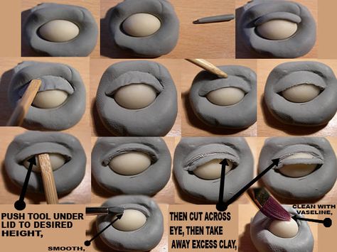 Sculpting Eyes, Diy Fimo, Stones Aesthetic, Sculpting Tutorials, Stones Garden, Sculpture Techniques, Sculpture Art Clay, Tanah Liat, Sculptures Céramiques