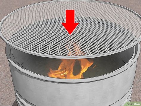 How to Make a Burn Barrel: 13 Steps (with Pictures) - wikiHow Steel Barrel Projects, Burn Barrel Ideas Design, How To Make A Burn Barrel, Diy Burn Barrel, Burn Barrel Ideas Fire Pits, Burn Barrel Ideas, Barrel Fire Pit, Burn Barrel, Garage Hacks