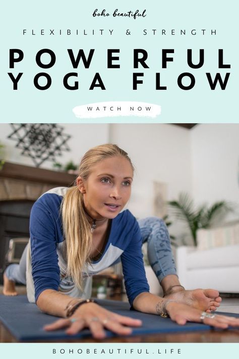 Boho Beautiful Yoga, Yoga Posses, Power Yoga Workout, Yoga Sequence For Beginners, Evening Yoga, Flexibility Yoga, Strength Yoga, Building Strength, Yoga Tutorial