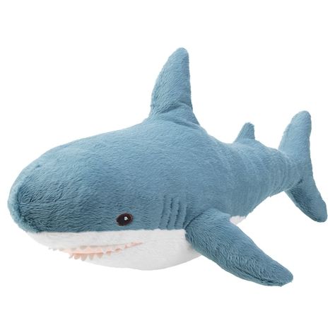 Ikea Shark, Shark Stuff, Shark Plush, Cute Shark, Cute Stuffed Animals, Baby Shark, Sharks, Soft Toy, Stuff I Want