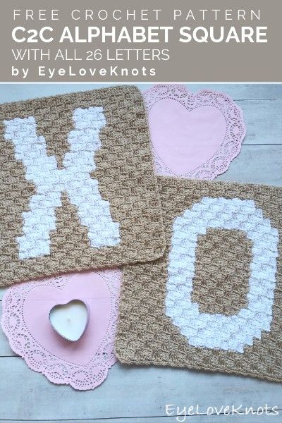 Crochet Letter Granny Squares, Alphabet Granny Squares, Letter Granny Square Crochet, Crochet Granny Square Letters, Crochet Alphabet Blanket, C2c Patterns, Corner To Corner Crochet Pattern, Crochet Alphabet, Crochet Letters