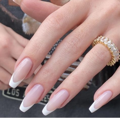 Ballerina Nails Designs, Manicured Nails, Unghie Nail Art, Casual Nails, Soft Nails, Ballerina Nails, Acrylic Nails Coffin Short, Neutral Nails, Dream Nails