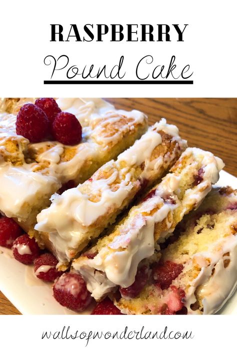 Raspberry Pound Cake, Eat At Home, Raspberry Almond, Pound Cake Recipe, Fresh Raspberries, Culinary Travel, Family Eating, Pound Cake Recipes, Summer Treats