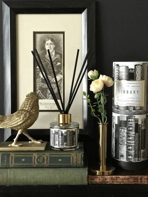 Decorative Fragrance For Your Home - Chase And Wonder, luxury scented candles and diffusers beautifully adorned with illustrated designs . Vignette Styling, Scented Candles Luxury, Reed Diffusers, Coffee Table Styling, Room Fragrances, Happy Home, Decorating Coffee Tables, Book Decor, Interior Inspo