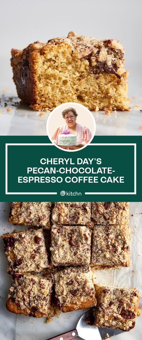 Chocolate Cake With Coffee, Pecan Chocolate, Tea Cakes Recipes, Coffee Cake Recipe, Chocolate Espresso, Espresso Powder, Crunchy Pecans, Dessert Cake Recipes, Coffee Cake Recipes