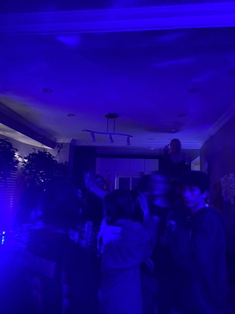 Uk House Party Aesthetic, Party Teenager Night, Neon House Party, Teen House Party, House Party Snaps, Teen Party Aesthetic, Night Party Aesthetic, False Awakening, I Was All Over Her