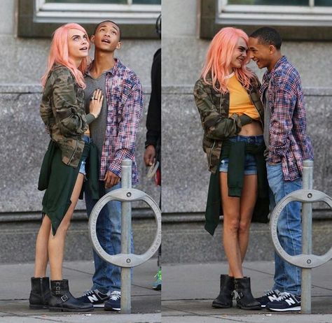 Life In A Year Movie, Life In A Year, Blorange Hair, Willow And Jaden Smith, Open My Heart, Black Man White Girl, Orange Wig, Paris May, Fotos Goals