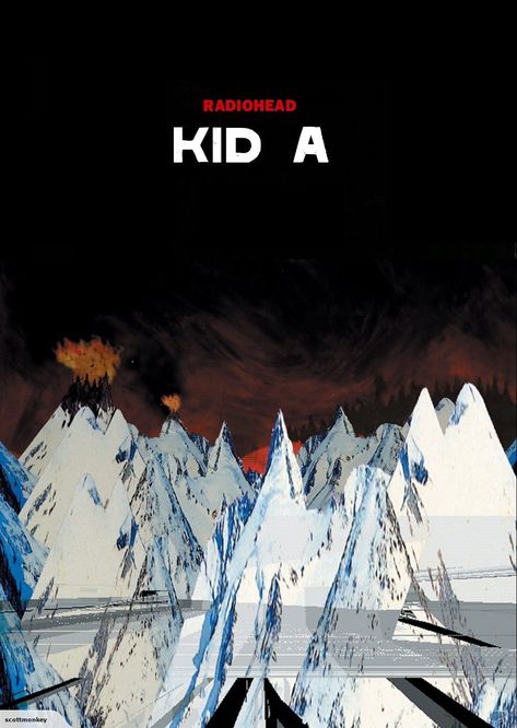 Radiohead Idioteque, Ed O'brien, Radiohead Kid A, Radiohead Poster, Radiohead Albums, Surf Music, Ok Computer, How To Disappear, Kid A