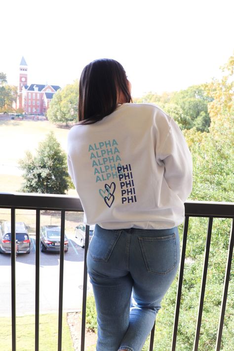 Show off your sorority in the cutest way with our boarding pass sweatshirt! Perfect for big little gifts, recruitment gifts, or a way to treat yourself!  Sweatshirts are made with heat transfers. Be sure to wash your sweatshirt inside out on cold and hang to dry! Sorority Sweatshirt Design Cricut, Phi Mu Sweatshirt, Sorority Sweatshirt Ideas, Sorority Exec Merch, Sorority Sweat Set, Alpha Phi Merch, Cute Sorority Shirts, Trendy Sorority Apparel, Sorority Sweatshirt Design