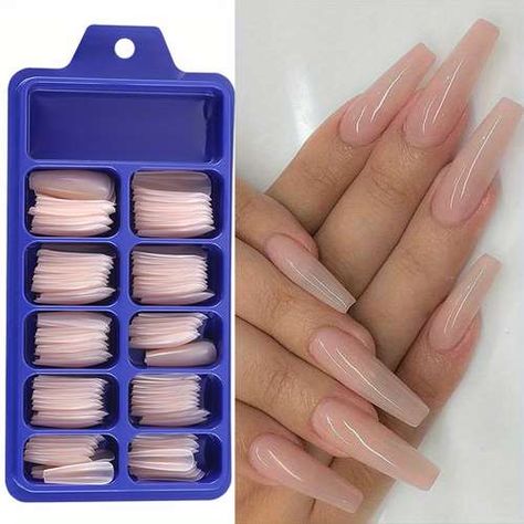 Temu | Explore the Latest Clothing, Beauty, Home, Jewelry & More Nail Tape, Nagel Tips, Nail Art Set, Nail Forms, Acrylic Nail Art, Stick On Nails, False Nail, Nude Pink, Nail Accessories