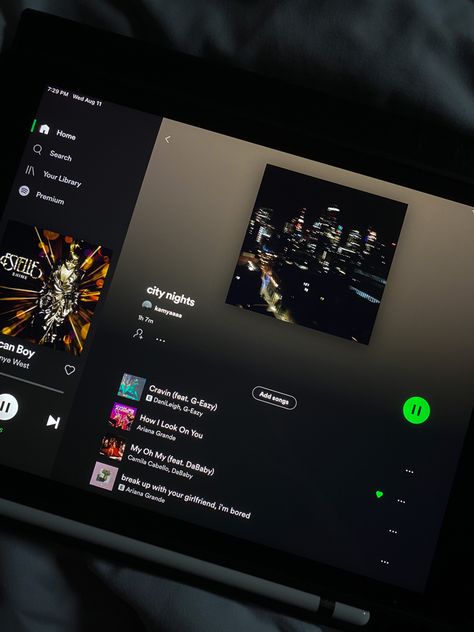 Ipad Song Aesthetic, Ipad Music Aesthetic, Ipad Spotify Aesthetic, Spotify Tablet, Spotify On Laptop Aesthetic, Track Edits, Spotify Account Aesthetic, Ipad Spotify, Macbook Inspiration