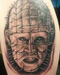 Freddy Krueger Tattoo, Chest Tattoo Sketches, Horror Movie Tattoos, Baby Tattoo, Club Tattoo, Movie Tattoo, Movie Tattoos, Pin Head, Head Tattoo