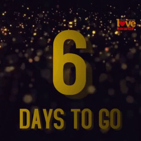 Js Love Awards 6days To Go GIF - Js Love Awards 6Days To Go - Discover & Share GIFs Loding Gif Birthday, 6 Days To Go Countdown Birthday, 6 Days Left Countdown Birthday, Come And Join Us Poster, 6 Days To Go Countdown, Keep Calm My Birthday, Countdown Birthday, Sale Logo, Day Countdown