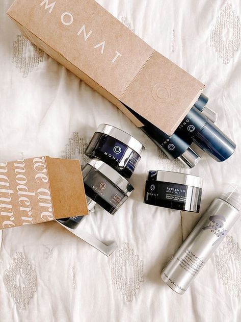 Monat Products Images, Monat Shampoo Aesthetic, Monat Hair Products Aesthetic, Monat Haircare Aesthetic, Monat Photography, Monat Aesthetic Wallpaper, Monat Flat Lay, Monat Products Pictures, Monat Products Aesthetic