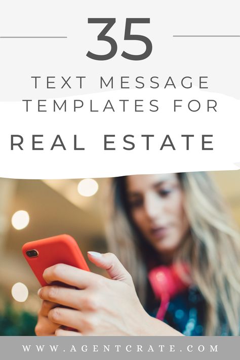 STEAL THESE 35 TEXT MESSAGE TEMPLATES FOR REAL ESTATE Thinking Of You Text, Real Estate Marketing Gifts, Real Estate Marketing Postcards, Real Estate Marketing Quotes, Message Template, Real Estate Marketing Strategy, Open House Real Estate, Real Estate Agent Marketing, Real Estate Marketing Design