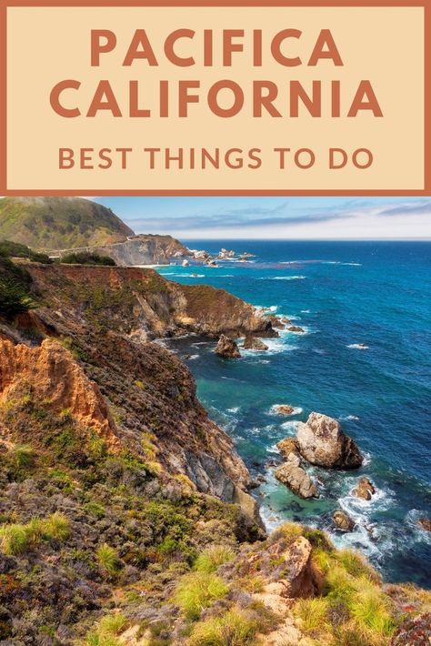 Right outside of San Francisco, plan a trip to Pacifica, California with this Pacifica travel guide of best things to do in Northern California including visiting one of the best surf spots in the Bay Area and more! #Pacificabeach #Pacificarestaurants #thingstodoinpacifica via @thethoughtcard Bay Area Travel, Pacifica California, Northern California Road Trip, West Coast Travel, Best Surfing Spots, Dublin Ireland Travel, Dublin Travel, Visit San Francisco, Surf Spots