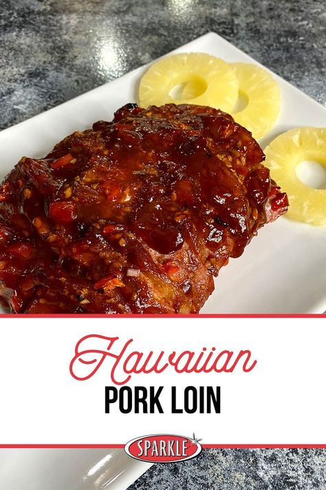 Pineapple Pork Roast, Pork Roast With Pineapple, Hawaiian Pork Loin, Hawaiian Pork Roast, Recipe For Pork Loin, Barbecue Pork Loin, Pork Loin Oven, Pork Loin Recipes Oven, Bbq Pork Loin