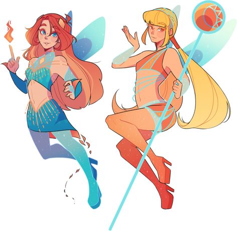 Winx redesigns for Bloom and Stella! plus... - Loo Winx Cosplay, Klub Winx, Dance Club, Movies And Series, Wow Art, Sea Monsters, Winx Club, Magical Girl, Animal Crossing