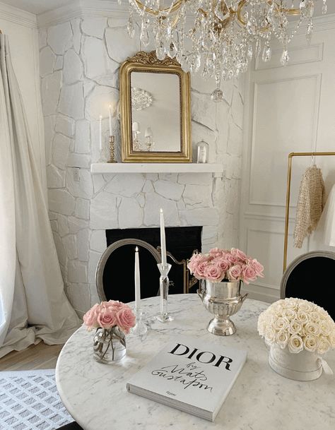 In this chateau inspired home tour, we'll visit the stunning home of Lex Pyfrom and go over her French-inspired home decor. French Elegant Decor, French Glam Decor, Cute Apartment Inspiration, Chateaux Wedding, French Modern Decor, Country French Decor, French Details, French Provincial Table, French Rustic Decor