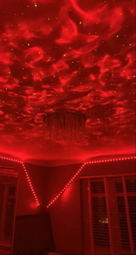 Led Astethic, Red Rooms Aesthetic, Room With Red Led Lights, Red Light Aesthetic Room, Red Led Room Aesthetic, Red Led Lights Bedroom, Red Led Aesthetic, Light Red Aesthetic Wallpaper, Red Led Bedroom