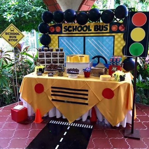 School Bus Driver Gift Ideas, Bus Driver Gifts, School Bus Driver, Bus Driver, Bus Stop, School Bus, Gift Ideas, Table Decorations, Gifts