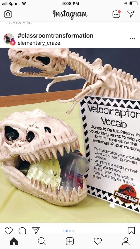 Jurassic Park Classroom Transformation, Jurassic Park Classroom, Jurassic Park Room, Classroom Transformation Ideas, Classroom Transformation, Room Transformation, Teacher Things, 1st Year, Jurassic Park