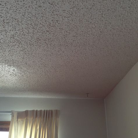 Tips and Tricks for Scraping Popcorn Ceilings Sanding Popcorn Ceiling, Taking Down Popcorn Ceiling, How To Scrape Popcorn Ceilings Diy, Scraping Ceilings Popcorn, Easiest Way To Remove Popcorn Ceiling, Pink Popcorn, Popcorn Ceiling, Surrealism Painting, Interior Styles