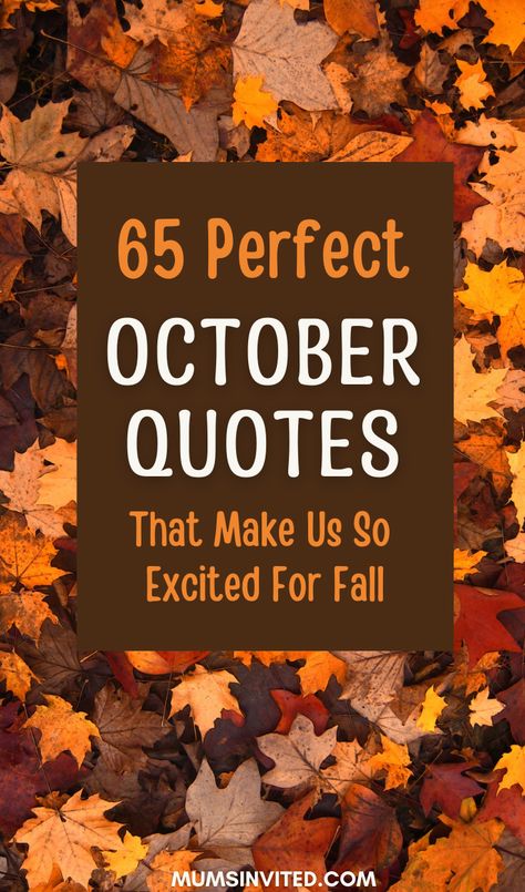 Hello and welcome to October! The month of pumpkin spice, leaves falling, and cooler weather. We've compiled some of the best quotes to inspire you this month. So, get ready to welcome October with these Hello October quotes. Let's start the month off on a positive note! Quotes About October Month, Cooler Weather Quotes, October Quotes Month, October Quotes Inspirational, Welcome October Quotes, 1 October Quotes, Quotes About October, Fall Weather Quotes, Hello October Quotes