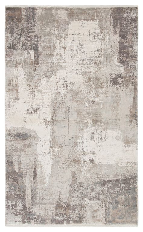 An ethereal elegance defines the stunning Wren collection. The luxurious viscose and acrylic Skyler area rug features a modern abstract design with a unique painterly effect. Understated and airy, the neutral gray, taupe, and ivory colorway complements a myriad of styles and decor. This rug is perfect for your living room, dining room, den, bedroom, or any living space Texture Carpet, Carpet Texture, Taupe Rug, Jaipur Living, Rug Texture, Modern Carpet, Carpet Design, Minimal Art, Abstract Rug