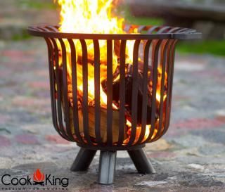 Cook King | Hayes Garden World Patio Entertaining, Fire Basket, Steel Fire Pit, Wood Burning Fire Pit, Outdoor Entertaining Spaces, Outdoor Pizza, Pepper Plants, Lawn Edging, Wood Burning Fires