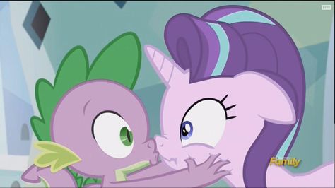 Spike X Starlight, Dragon And Unicorn, Shocked Expression, Mlp Spike, Strawberry Cute, Shocked Face, Starlight Glimmer, My Little Pony Wallpaper, Some Beautiful Pictures