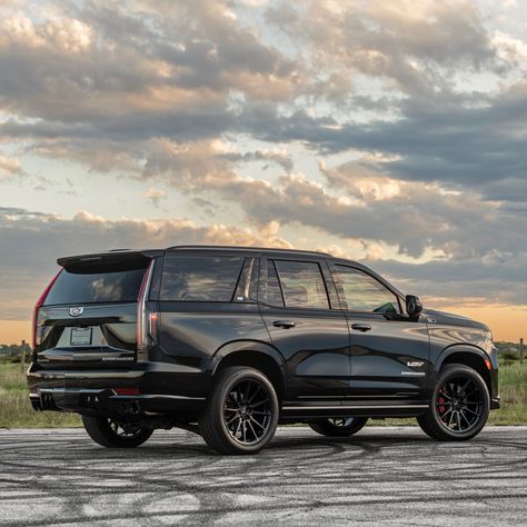 2024 Hennessey Cadillac Escalade-V H850 Escalade V, Mom Cars, Mom Car, Best Jdm Cars, Escalade Esv, Sport Car, Utility Vehicles, Aesthetic Style, Dream Lifestyle