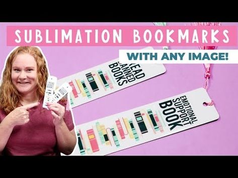 Sublimation Bookmarks: How to Make Your Own! - YouTube Angie Holden, Burlap Wedding Favors, Tag Blankets For Babies, Cricut Iron On Vinyl, Double Photo Frame, Sublimation Gifts, How To Use Cricut, Tag Blanket, Hand Lettering Practice