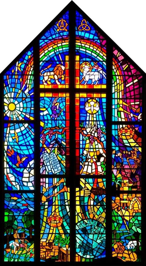 The Bible story captured in stained glass – Creation to New Creation – a Bible Overview Sunday School Printables, Bible Overview, Stained Glass Church, School Printables, New Creation, Bible Story, Old Church, Through The Window, Stained Glass Window